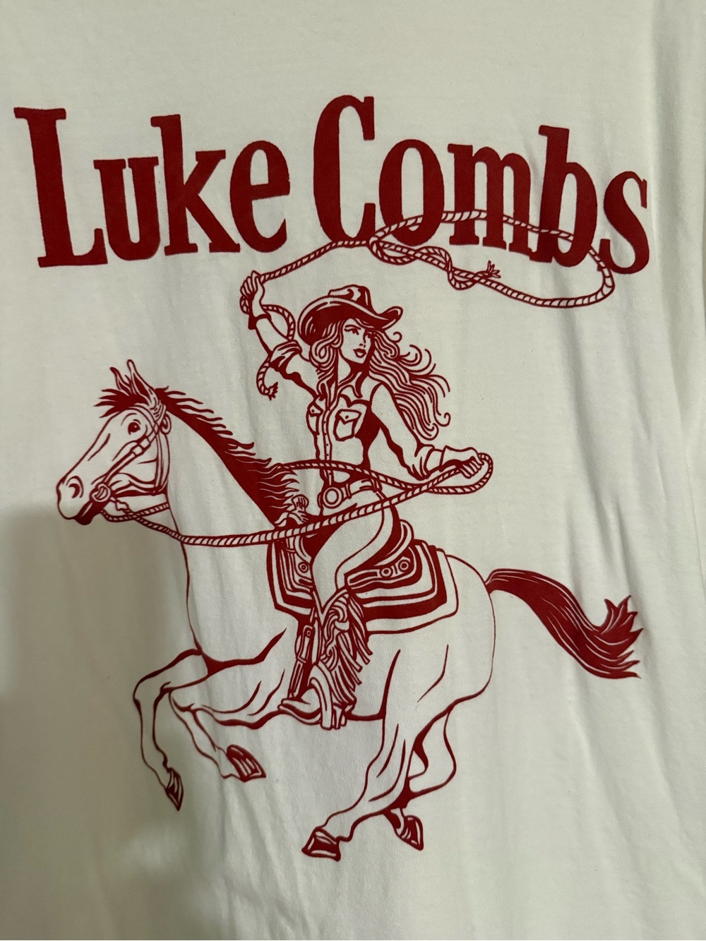 Luke Combs Cowgirl T Shirt